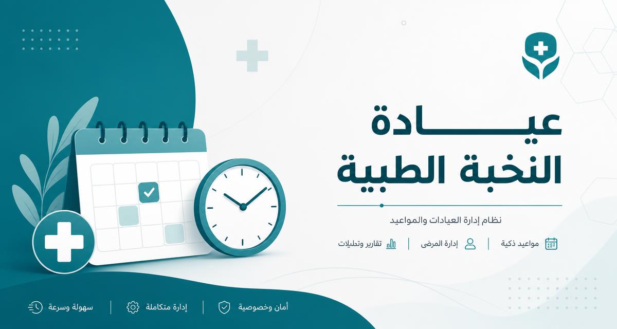 نموذج إدارة حجوزات العيادة